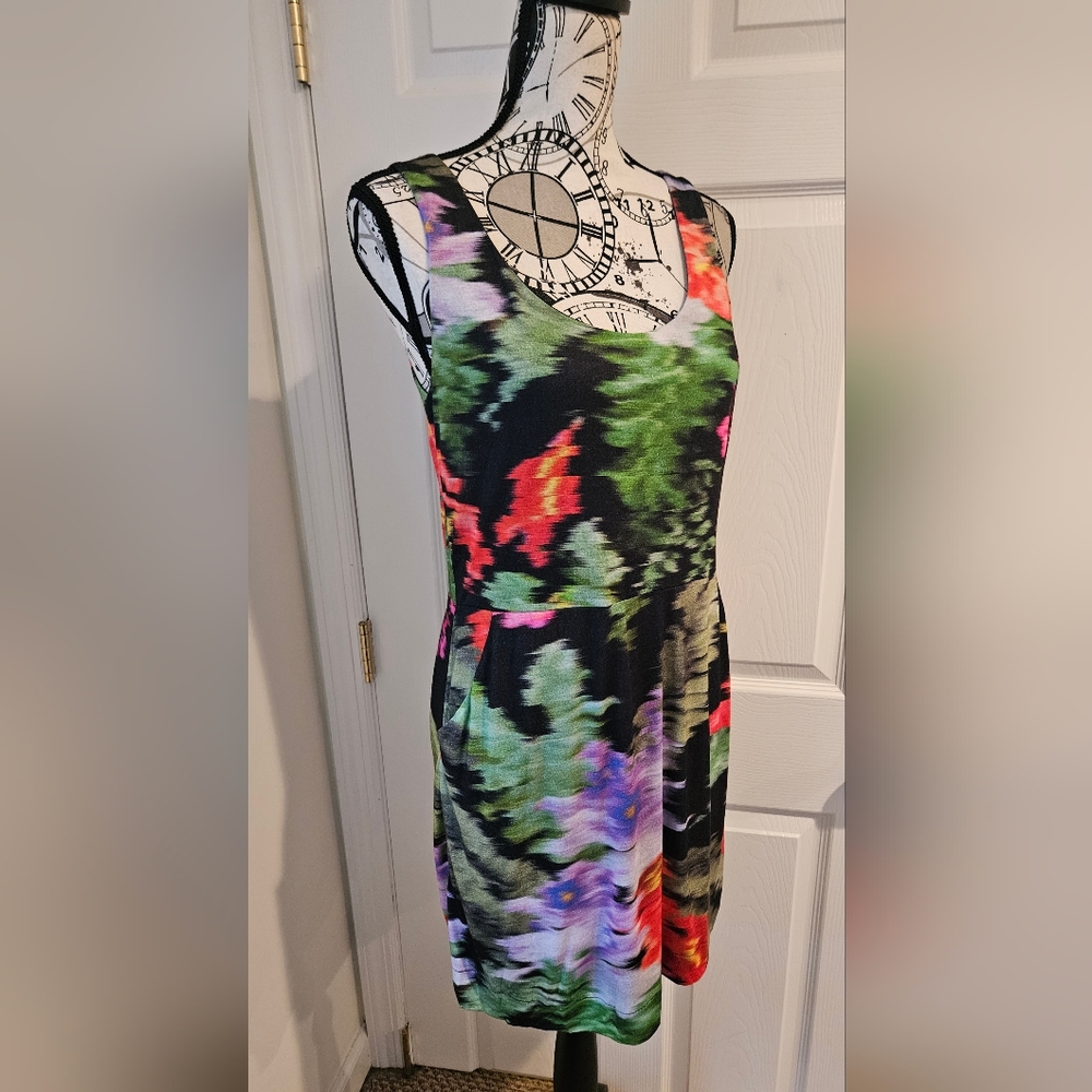 NWT Osklen Floral Colorful Skort Dress Size Medium Made In Brazil